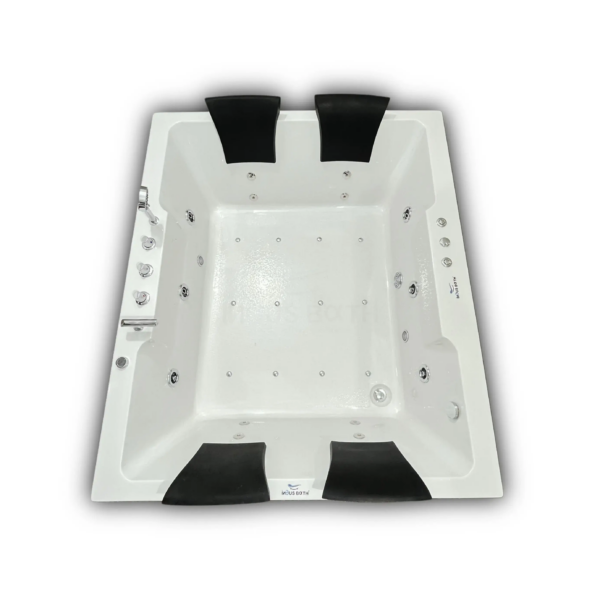 Welltrack Jacuzzii Tub ( 6 Feetx5 Feetx2 Feet ) with Hydro and Jacuzzi Massage jets, Bubble massage, Back Massage, RGB