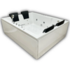 Welltrack Jacuzzii Tub ( 6 Feetx5 Feetx2 Feet ) with Hydro and Jacuzzi Massage jets, Bubble massage, Back Massage, RGB