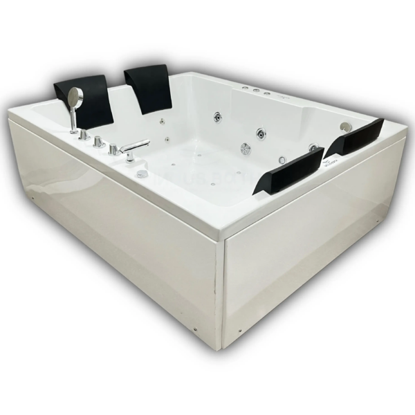 Welltrack Jacuzzii Tub ( 6 Feetx5 Feetx2 Feet ) with Hydro and Jacuzzi Massage jets, Bubble massage, Back Massage, RGB